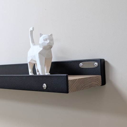 Balda para Cuadros en Madera maciza de roble y acero