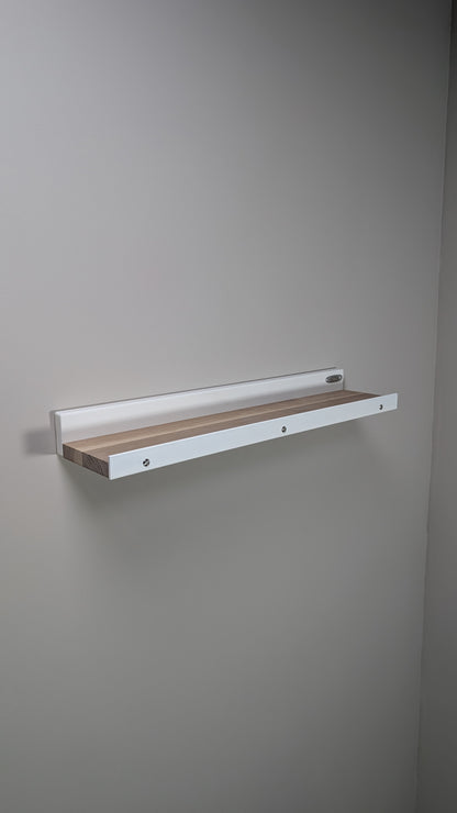 Balda para Cuadros en Madera maciza de roble y acero